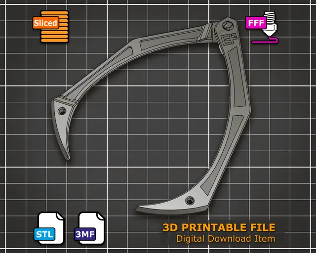 Head Caliper - Helmet Sizing Tool for Cosplay — modelo 3D