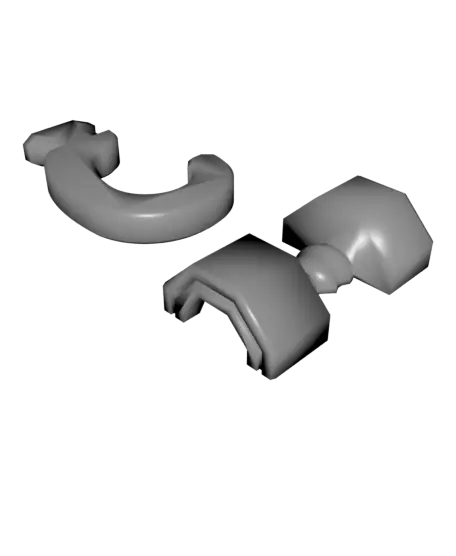 Small Thread Swivel Hook — modelo 3D