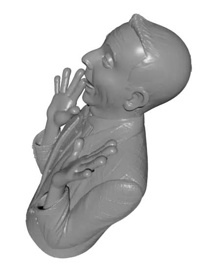 PeeWee Herman -Stylized Tribute Bust — modelo 3D