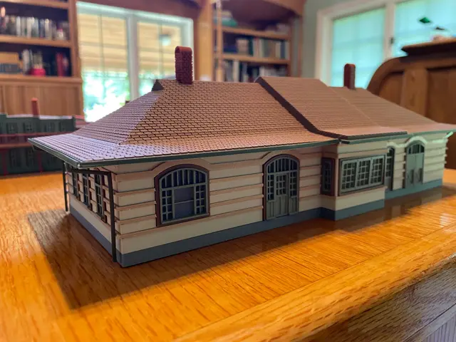HO Scale Tenino Washington Depot — modelo 3D