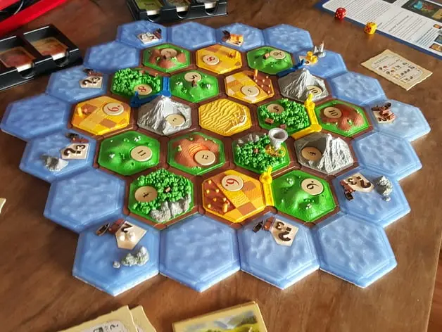 settlers catan style (magnetic) — modelo 3D