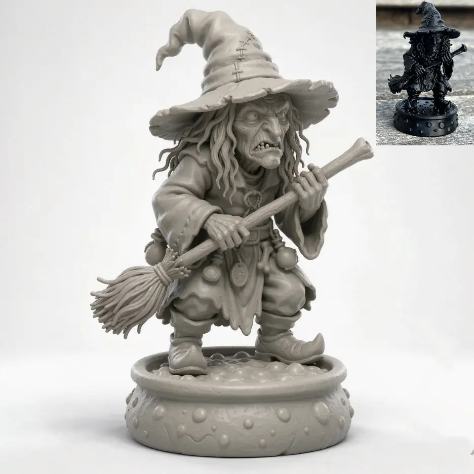 Ugly Angry Witch — modelo 3D
