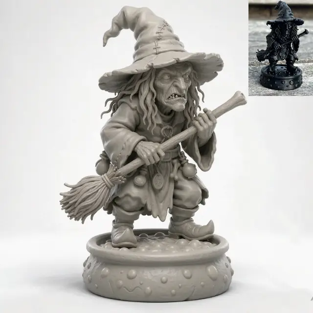 Ugly Angry Witch — modelo 3D
