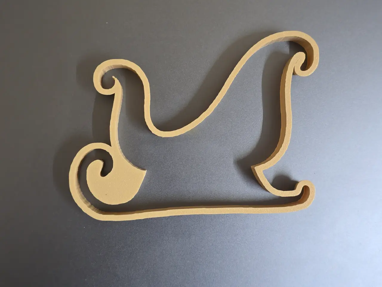 Santa Sledge 4 Inch Cookie Cutter — modelo 3D
