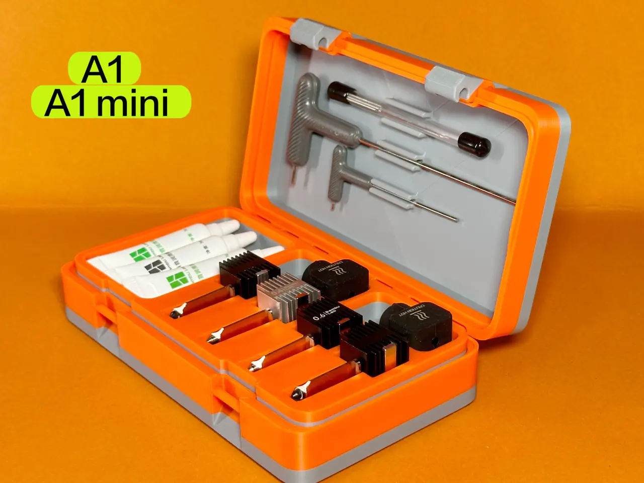 Bambu Accessory Box-A1/A1 mini-No Hardware Needed — modelo 3D