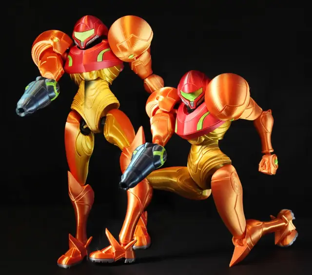 Samus from Metroid Articulated Figure — modelo 3D