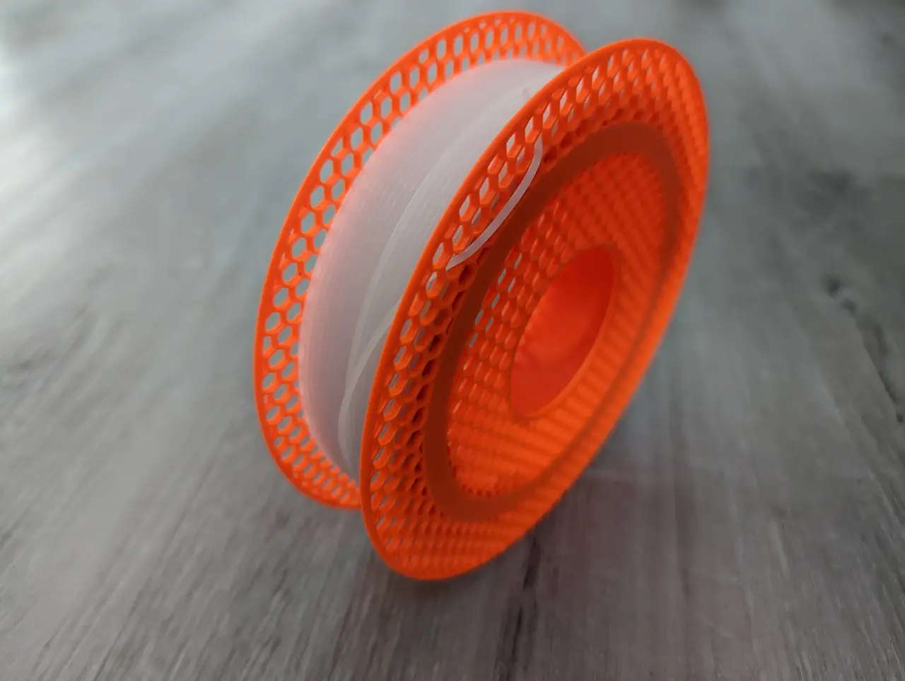 Filament Sample Spool (honeycomb) — modelo 3D
