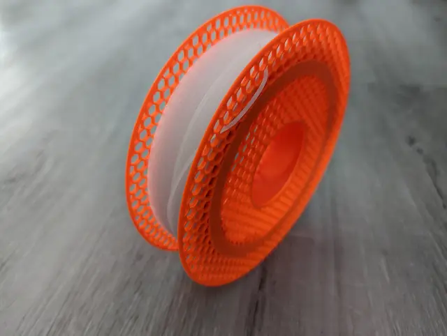 Filament Sample Spool (honeycomb) — modelo 3D