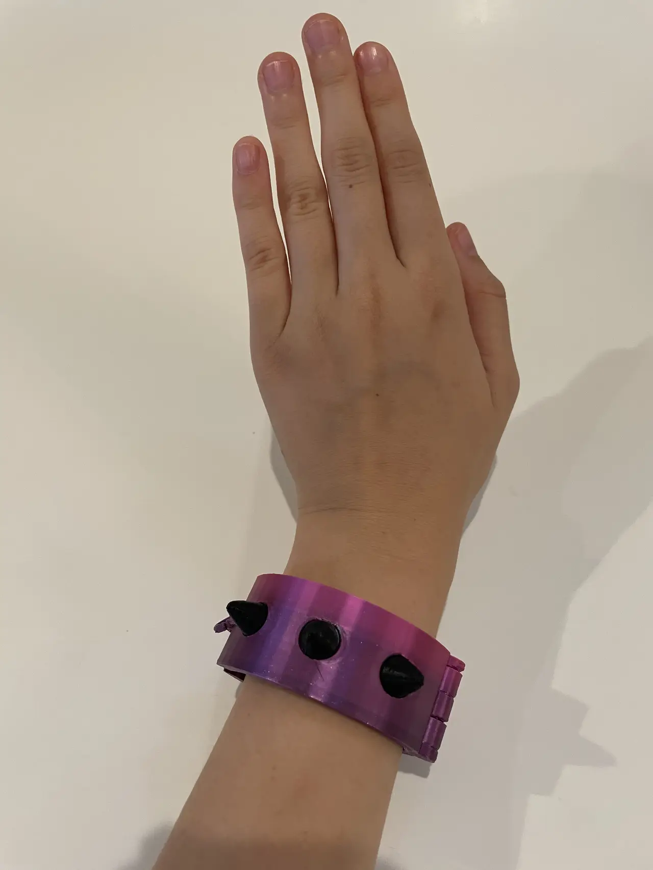No AMS Punk Bracelet — modelo 3D