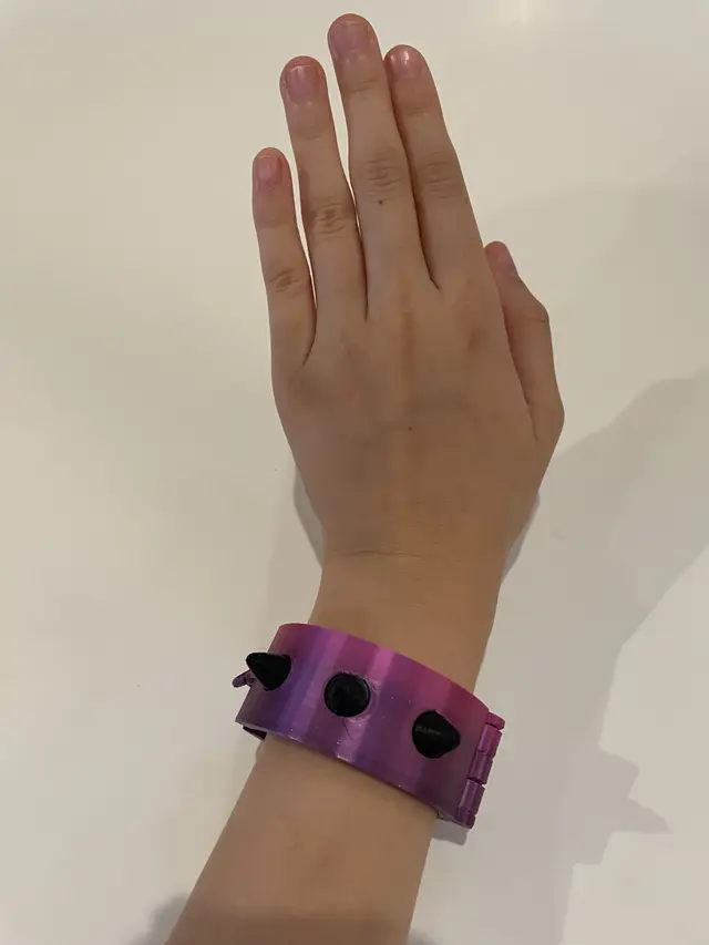 No AMS Punk Bracelet — modelo 3D