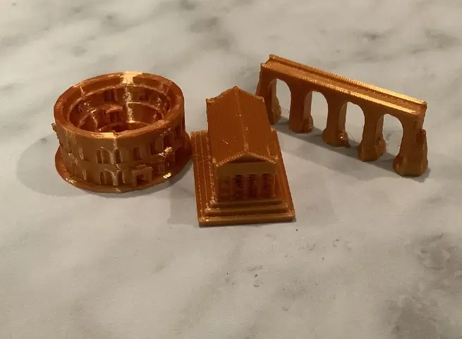 Roman themed catan pieces — modelo 3D