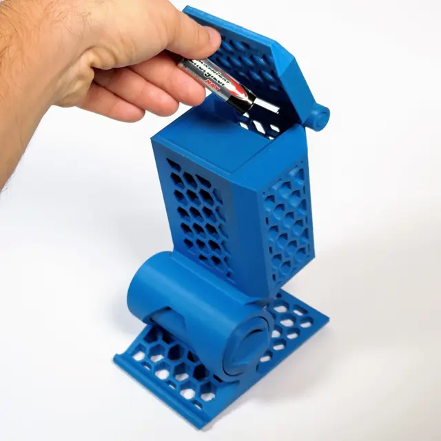 Flip Top AA Battery Dispenser — modelo 3D