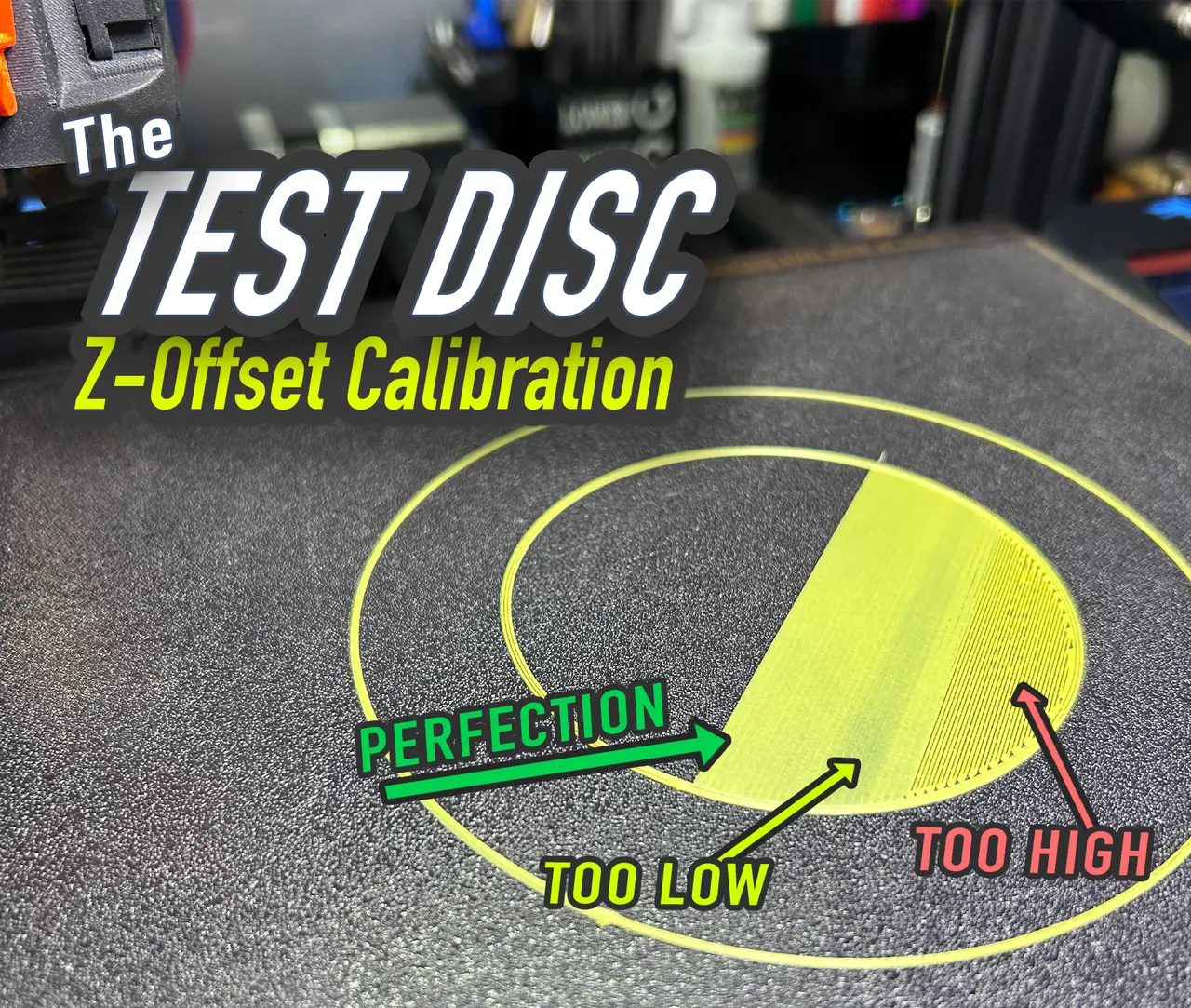 THE TEST DISC | Z-Offset Calibration Disc — modelo 3D