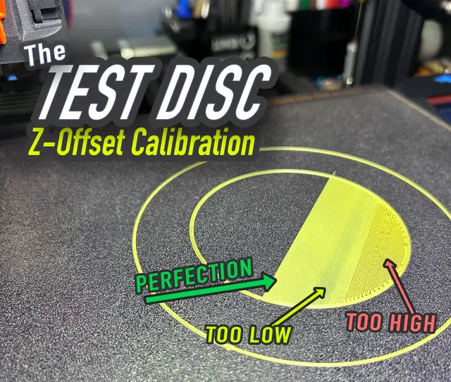 THE TEST DISC | Z-Offset Calibration Disc — modelo 3D