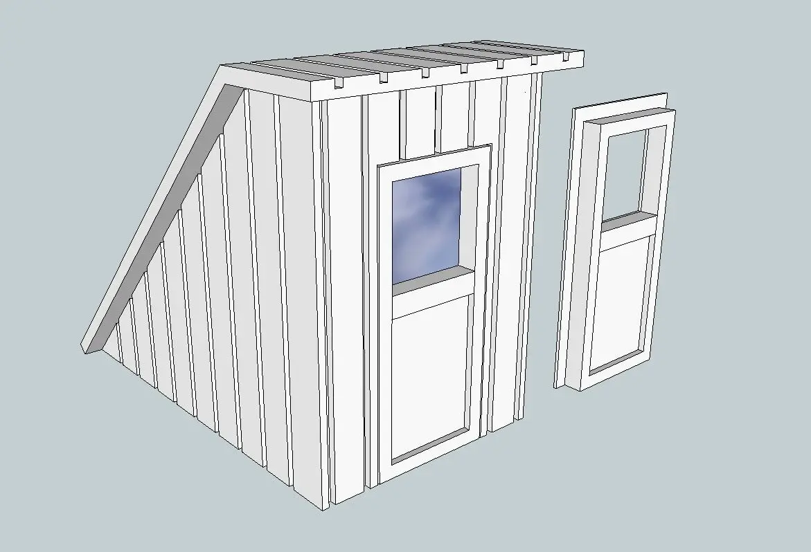 HO Scale Roof Access — modelo 3D