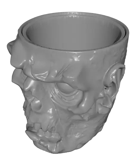 Zombie cup! — modelo 3D