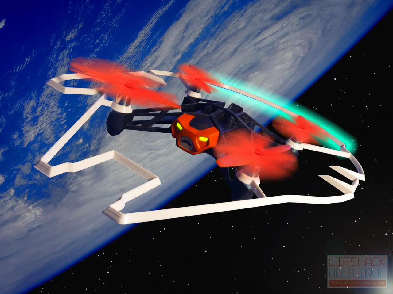 Millenium Falcon bumper for Parrot Airborne & Rolling Spider — modelo 3D