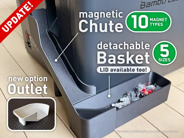 Poop Chute & Basket/Outlet for X2D/P2S/X1C/P1S — modelo 3D