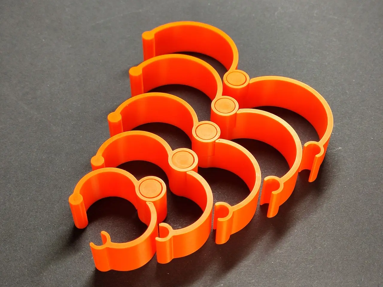 Openable cable clip Print-in-place — modelo 3D