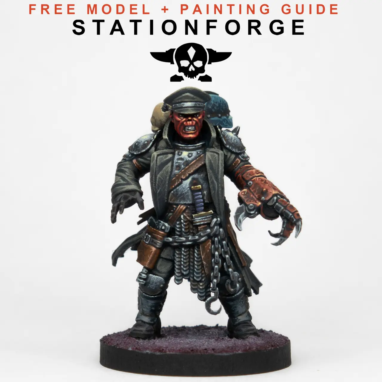 Corrupted Guard Sergeant Painting Guide + Model — modelo 3D