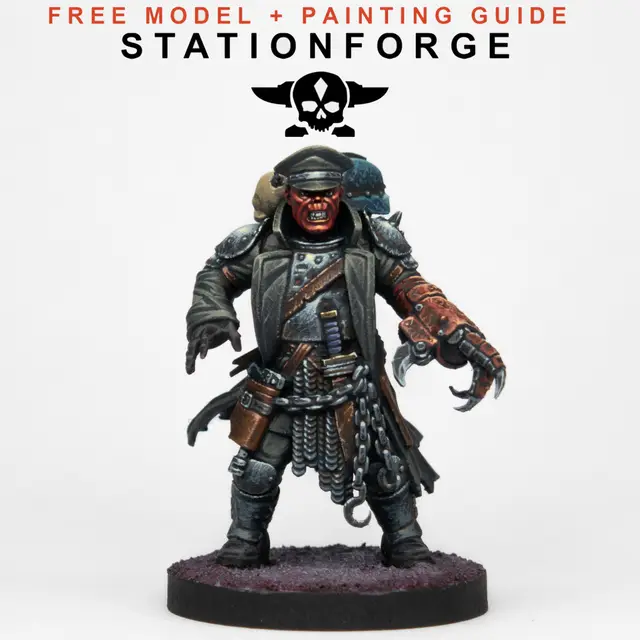 Corrupted Guard Sergeant Painting Guide + Model — modelo 3D