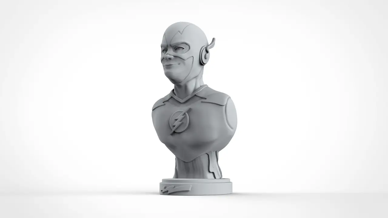 The Flash bust — modelo 3D