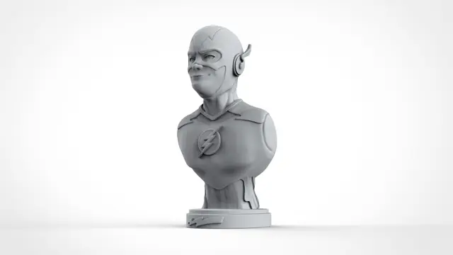 The Flash bust — modelo 3D