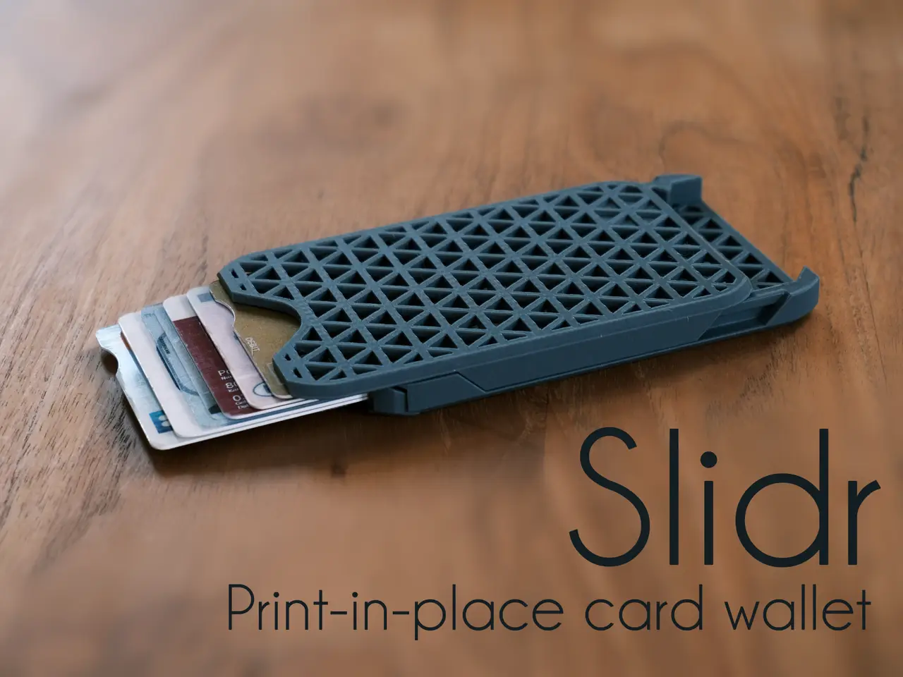 Slidr _ Print-in-place slinding card wallet — modelo 3D