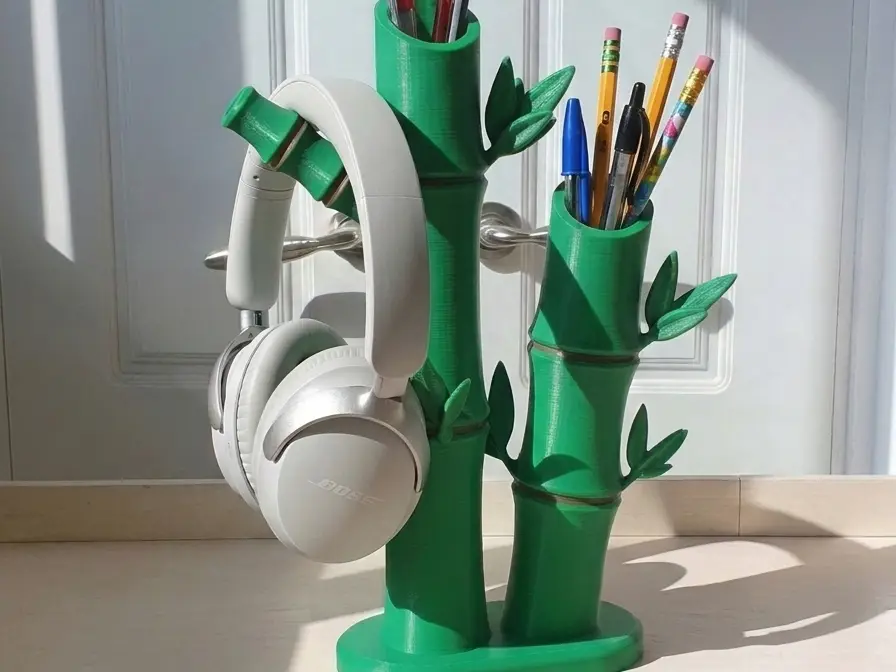 Бамбуковая подставка: тихий сад на вашем столе — modelo 3D