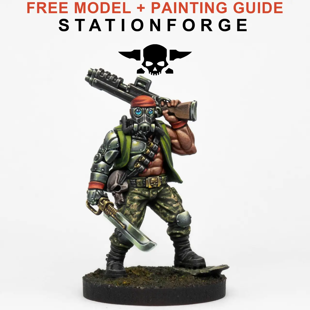 GrimGuard Slayer Painting Guide + Model — modelo 3D