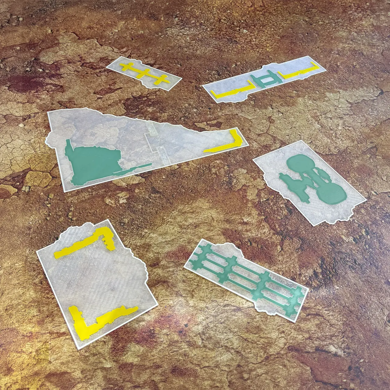 FREE 11th Edition Terrain Templates — modelo 3D