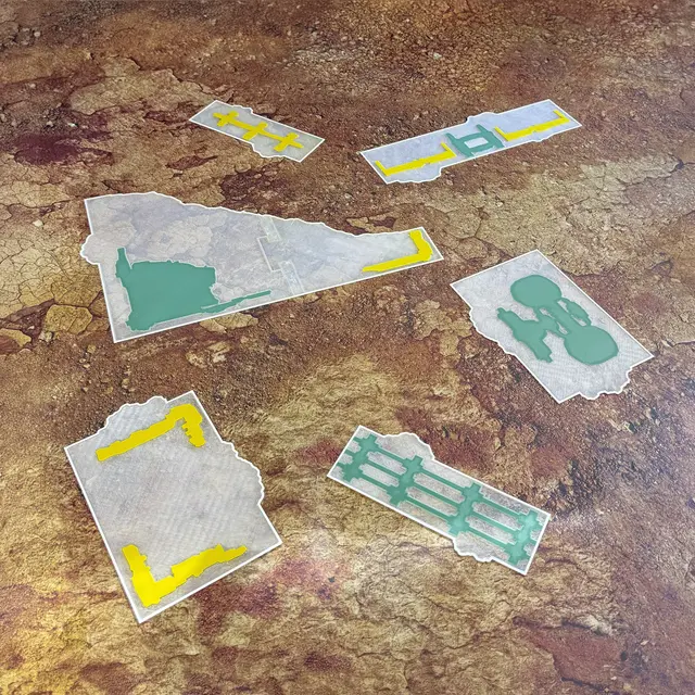 FREE 11th Edition Terrain Templates — modelo 3D