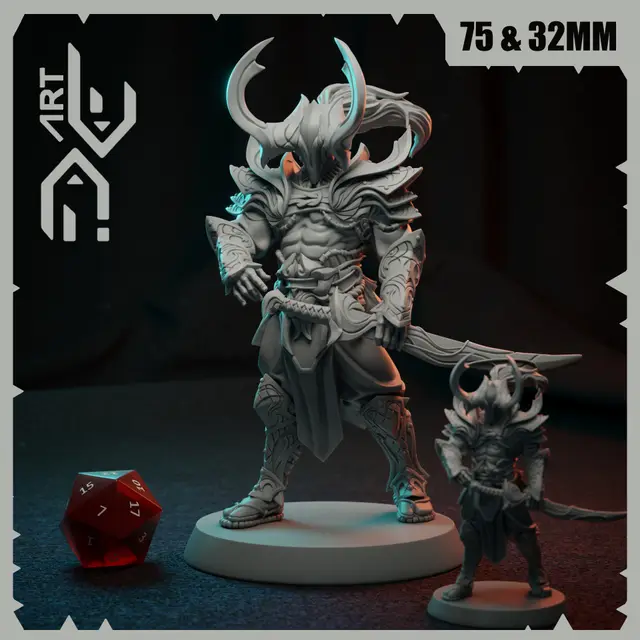 Samurai 75mm/32mm — modelo 3D