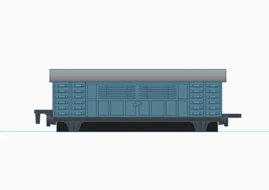 ERTL Styled Textiles Wagon — modelo 3D
