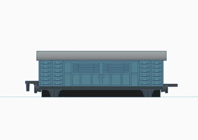 ERTL Styled Textiles Wagon — modelo 3D