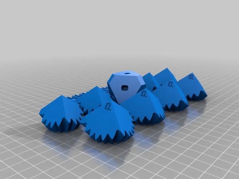 Customizable Cube Gears — modelo 3D