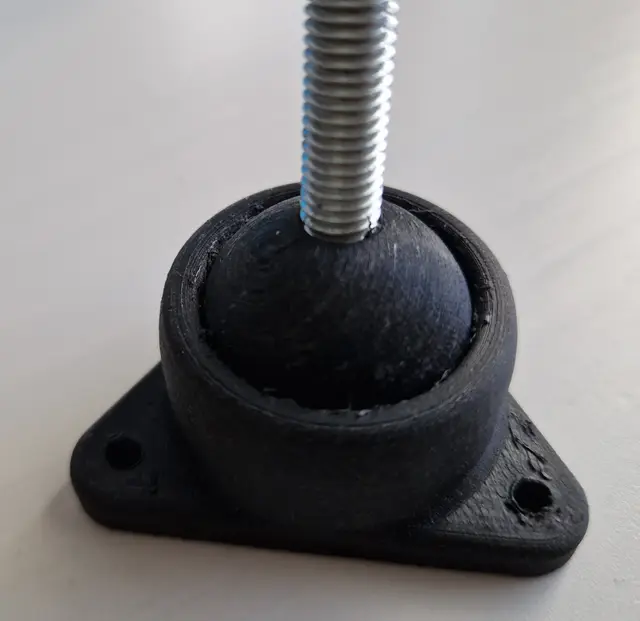 Print-in-place M8 ball joint — modelo 3D