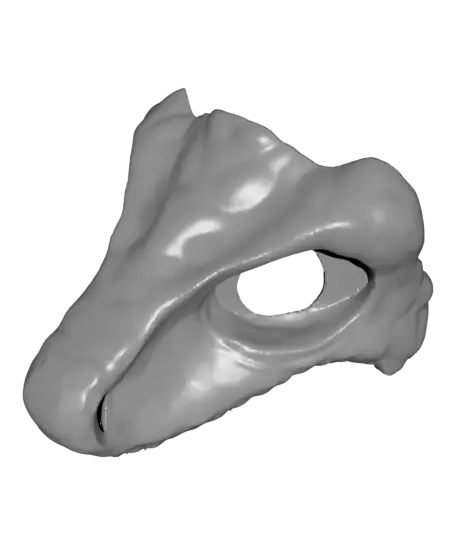 Dino mask / raptor mask | stl file — modelo 3D
