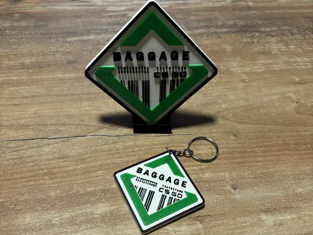Counter Strike Old Baggage Map Logo — modelo 3D