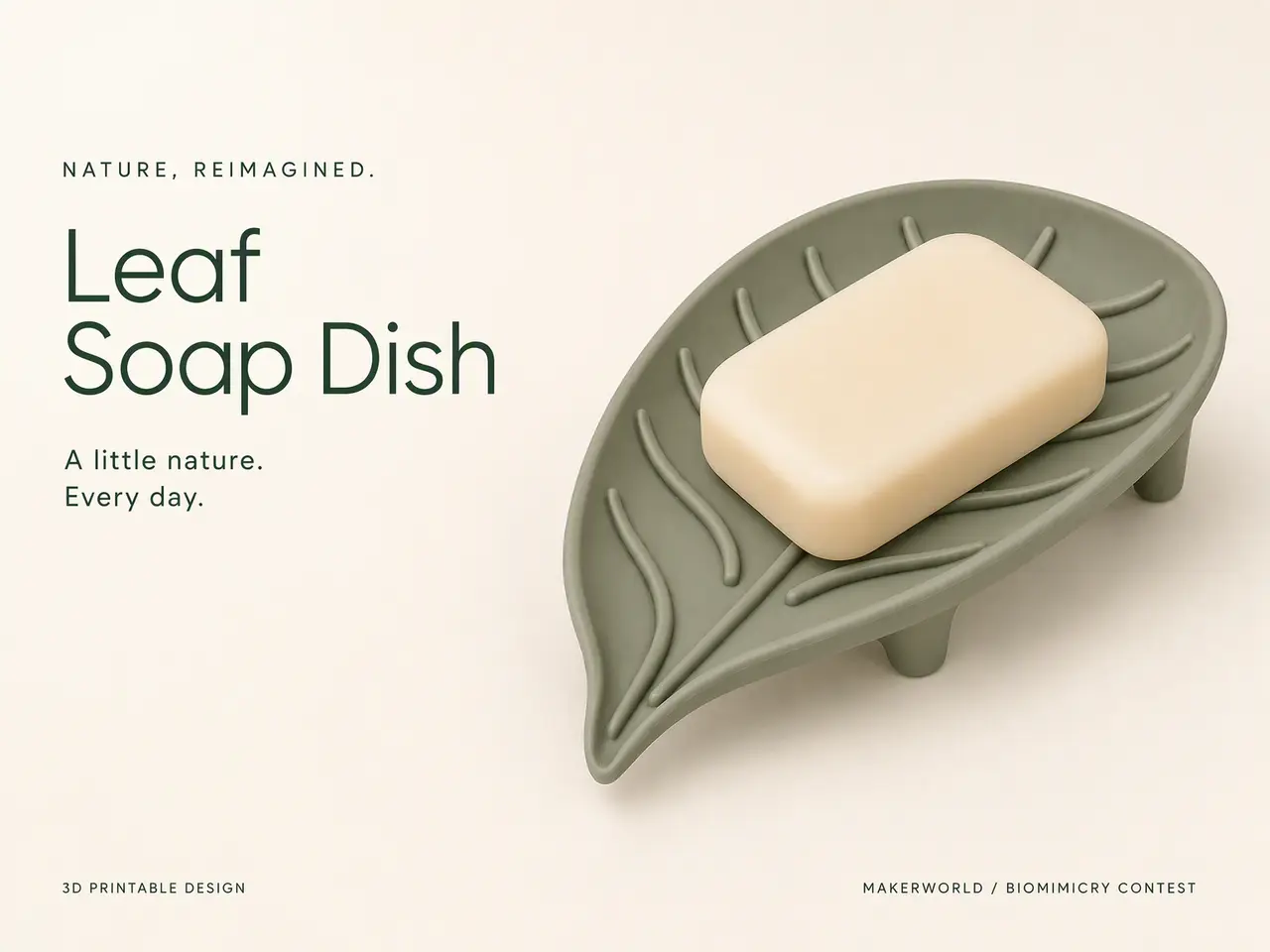 Leaf Soap Dish — modelo 3D