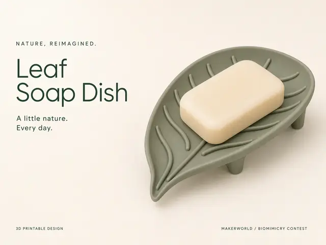 Leaf Soap Dish — modelo 3D