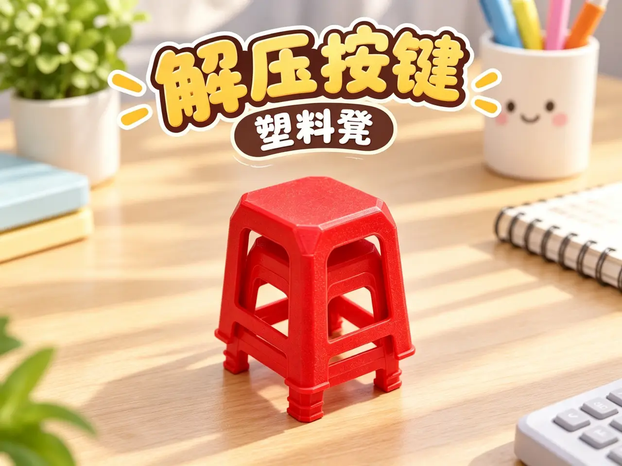 广东省凳解压点击器 解压按键 — modelo 3D