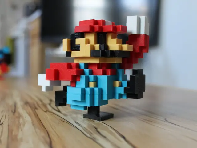 8-Bit Classic Mario — modelo 3D