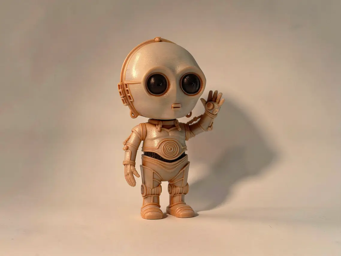 Kawaii Full Body C-3PO — modelo 3D