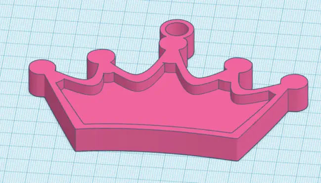 LLavero Crown — modelo 3D