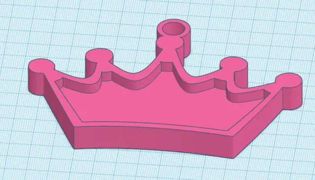 LLavero Crown — modelo 3D