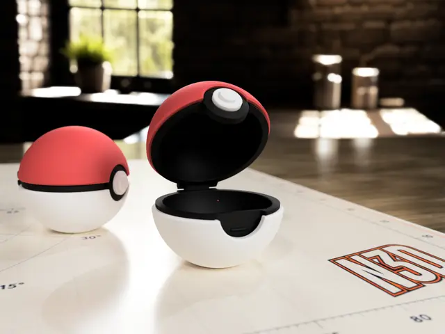 N3D Hinged Pokeball. NEW!! — modelo 3D