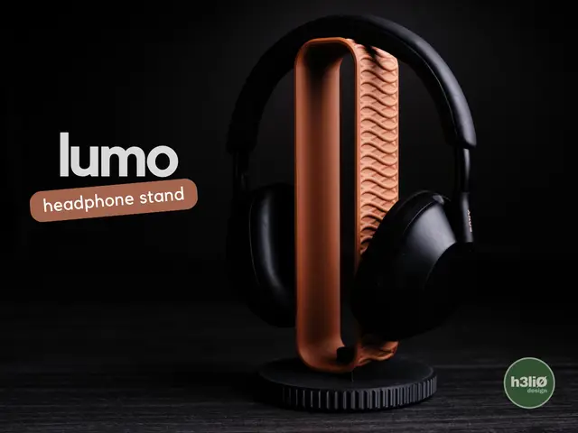 lumo · headphone stand — modelo 3D
