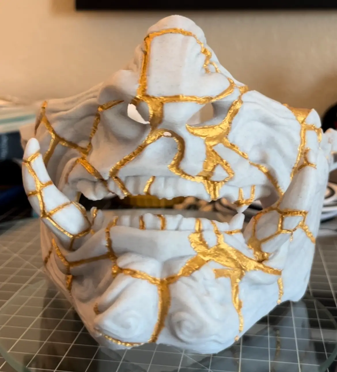 Kintsugi Oni Mask — modelo 3D