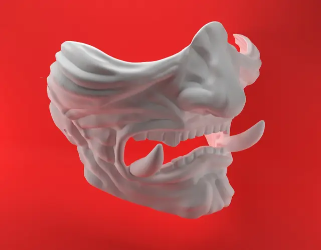 Samurai Mask - (Fixed) — modelo 3D